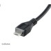 AKASA USB OTG Micro USB samec na USB typ A samica redukčný kábel, 15 cm