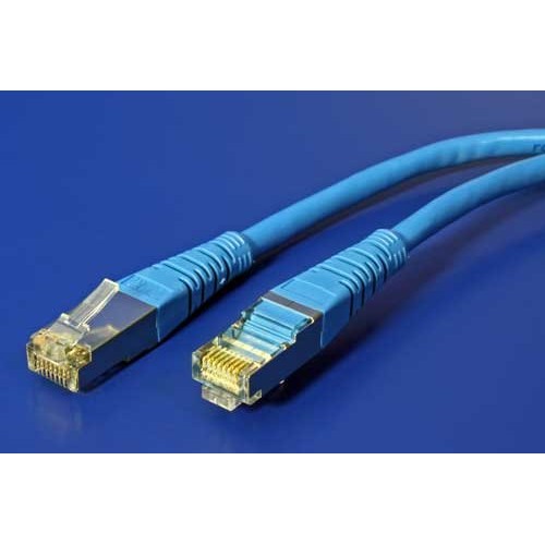 Patch kábel FTP cat 5e, 20m - modrý