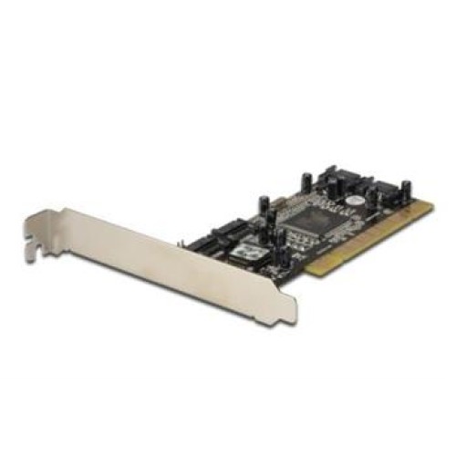 DIGITUS Serial ATA 150 Raid Controller, PCI Add-On card, 4 SATA Port internal, Raid 0.1.0+1 Silicon Image 3114 chipset