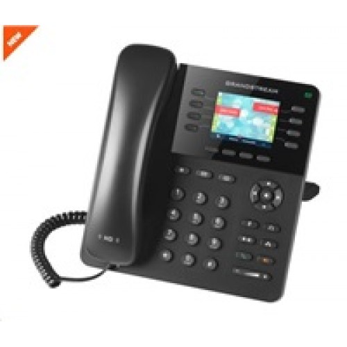 Grandstream GXP2135 [telefón VoIP - 4x účet SIP, HD audio, bluetooth, podpora náhlavnej súpravy, farebný LCD displej, 2