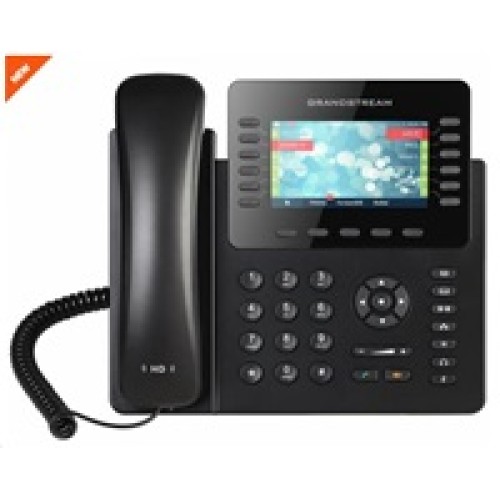Grandstream GXP2170 [telefón VoIP - 6xSIP účet, HD audio, 5prog.tl.+48 predvolieb, bluetooth, EHS, farebný LCD displej,