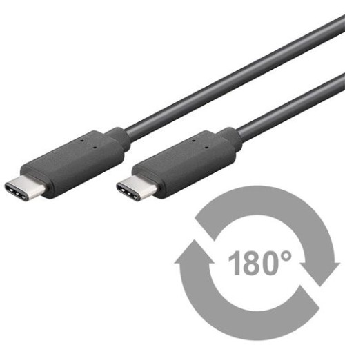 Kábel USB 3.1 konektor C/male - USB 3.1 konektor C/male ,0,5m