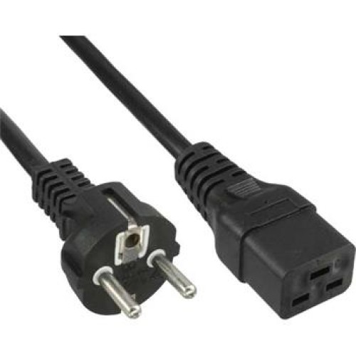Kábel síťový k počítači 230V 16A 3m IEC 320 C19 konektor