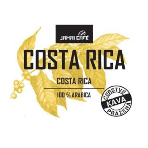 Pražená zrnková káva - Kostarika (500g)