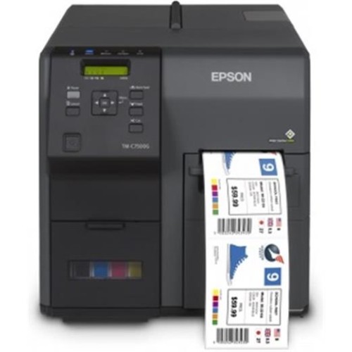 Tlačiareň Epson ColorWorks C7500G rezačka, displej, USB, Ethernet