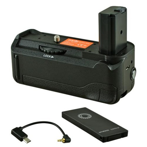Battery Grip Jupio pre Sony A6000 / A6300 / A6400 + kabel (2x NP-FW50)