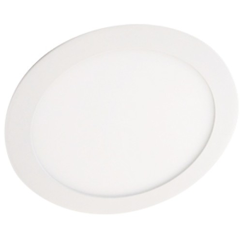 LED svietidlo podhledové kruhové, bílý rámeček, 24W 2050 lumen studená bílá, 230V
