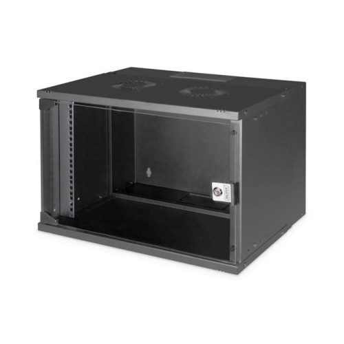 DIGITUS DN-49203 Nástěnná skříň 7U, SOHO PRO, nesmontovaná, 19", 370 x 540 x 400 mm, černá (RAL 9005)