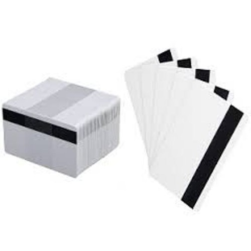 Karta Zebra PVC karty, s magnetickým proužkem (LoCo), balení 500ks karet na potisk, bílá barva