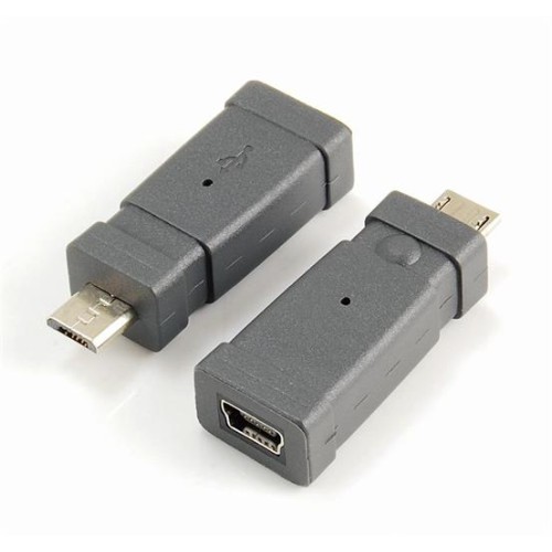 Redukcia USB mini 5 PIN/female - Micro USB/male