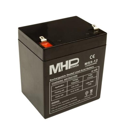 Batéria MHPower MS5-12 VRLA AGM 12V/5Ah