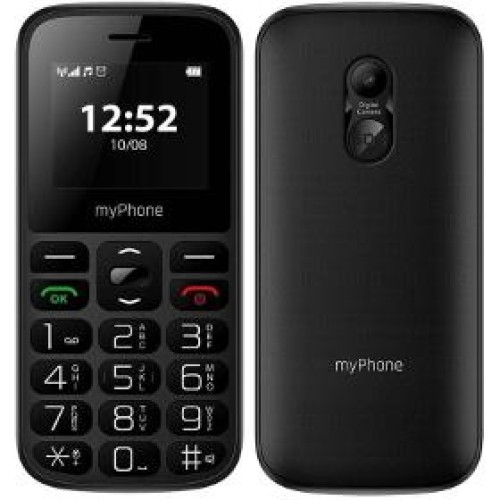 Halo A Senior tlačidlový čierny myPhone