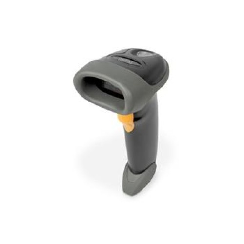 DIGITUS Ruční skener čárových kódů  2D, napájený z baterie, kompatibilní s Bluetooth a QR kódem, 200 skenů / s, s držákem