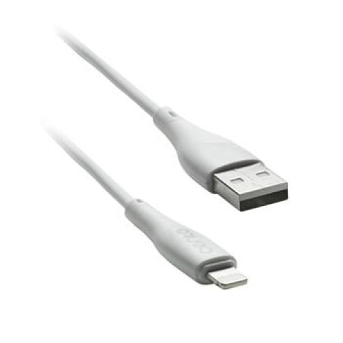 kábel CENTO C100 Iphone-USB (1m,3A) biely