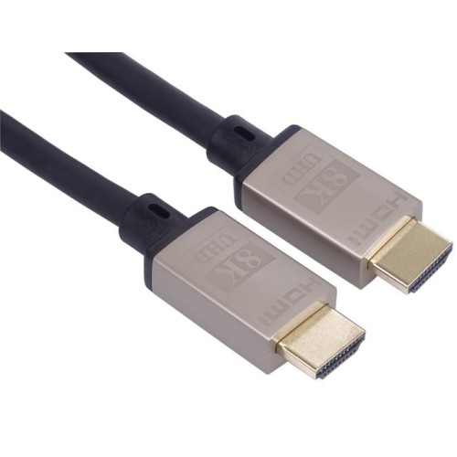 Kábel Ultra High Speed HDMI 2.1 8K@60Hz, 4K@120Hz kovové pozlátené konektory,0,5 m