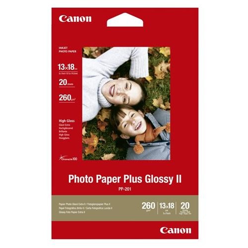 Fotopapier Canon PP-201 13x18cm, lesklý, 20ks, 260g/m2