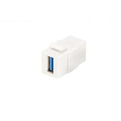 DIGITUS Keystone jack USB 3.0 pro DN-93832, čistě bílý (RAL 9003)