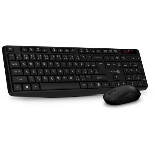 Set klávesnica + myš Connect IT OfficeBase Wireless Combo bezdrátová černá
