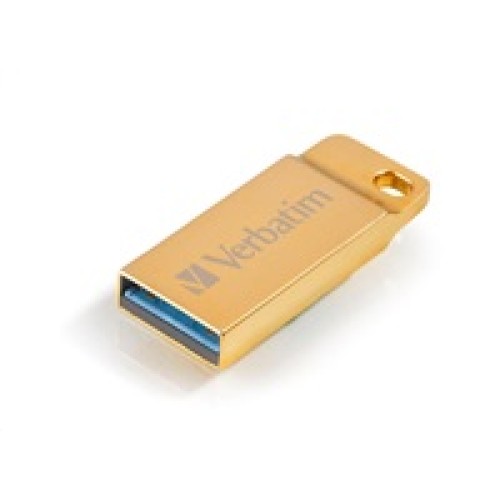VERBATIM Flash disk 16 GB Metal Executive, USB 3.0, zlatá, kovová