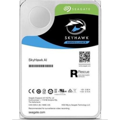 Seagate SkyHawk AI HDD, 10TB, SATAIII, 256MB cache, 7.200RPM