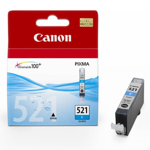 Atrament Canon Ink CLI-521C azurová (CLI521C cyan)