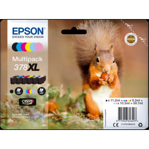 EPSON cartridge T3798 (black/cyan/light cyan/yellow/magenta/light magenta) multipack XL (veverka)