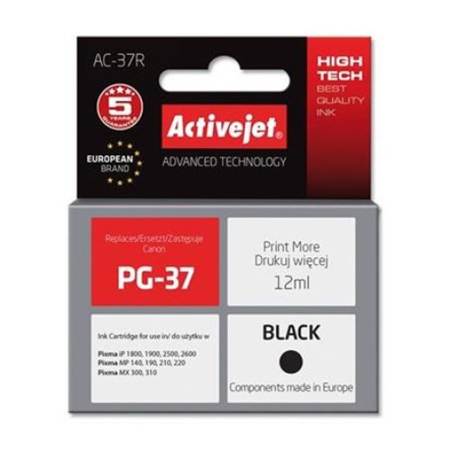 ActiveJet inkoust Canon PG-37 Black, 12 ml, Premium AC-37