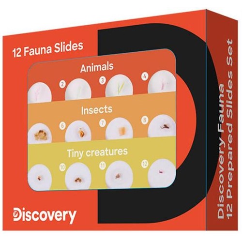 Príslušenstvo Discovery Fauna 12 Prepared Slides Set - sada hotových preparátov