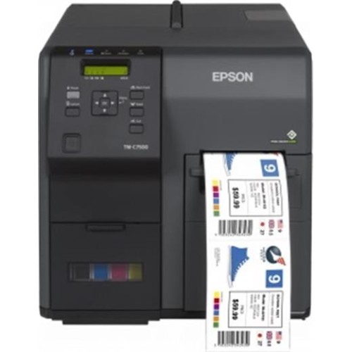 Tlačiareň Epson ColorWorks C7500 rezačka, displej, USB, Ethernet