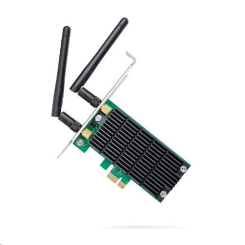 Sieťová karta TP-Link Archer T4E AC 1200 Dual Band, 300Mbps 2,4GHz / 867Mbps 5GHz, PCI-e, odnímateľná anténa