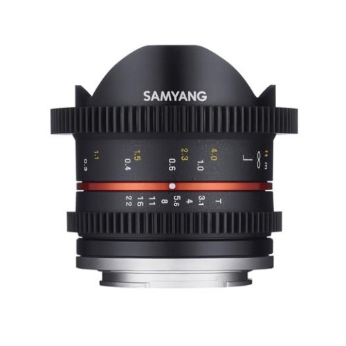 Objektív Samyang MF 8mm T3.1 Cine Fisheye Video APS-C Canon M