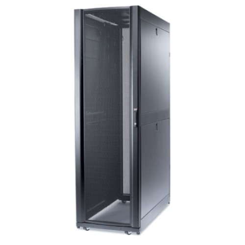 APC NetShelter SX 48U 600mm Wide x 1200mm Deep Enclosure with Doors and No Sides Black