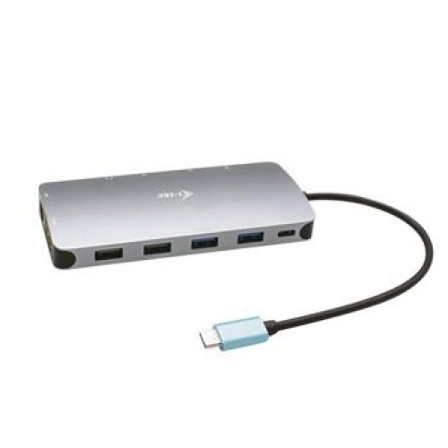 Dokovacia stanica i-Tec USB-C Metal Nano 3x Display Docking Station, Power Delivery 100 W