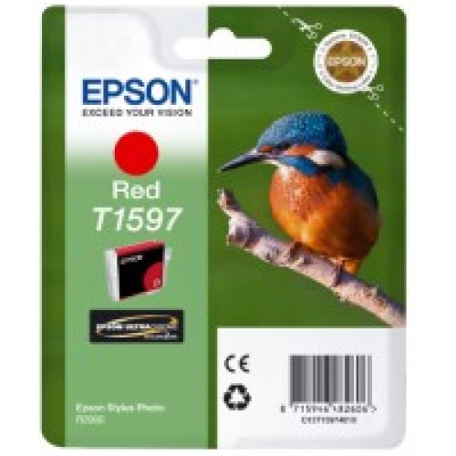 EPSON cartridge T1597 red (ledňáček)