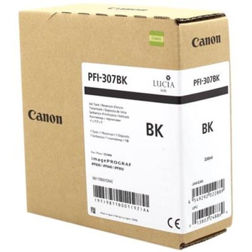 kazeta CANON PFI-307BK black iPF 830/840/850 (330ml)