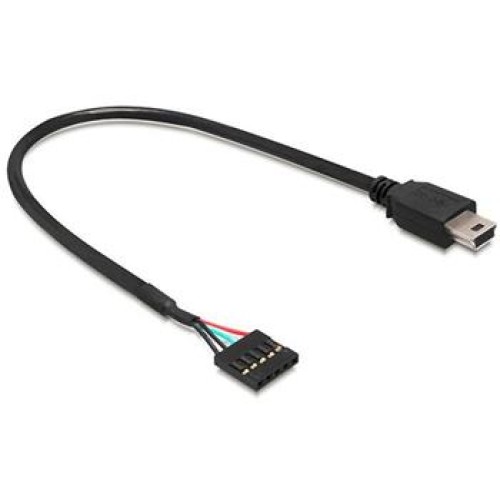 Delock kabel USB 2.0 pinový konektor, samice > USB mini, samec, 30cm