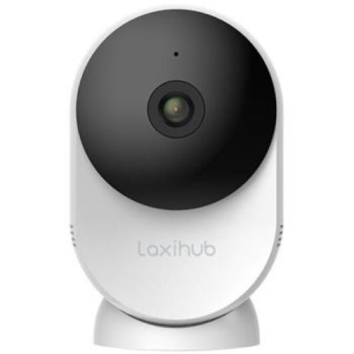 bezpečnostná mini kamera Laxihub, biela
