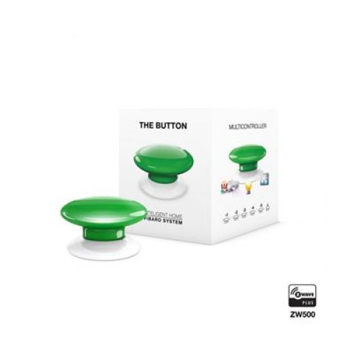 Ovládač scén - FIBARO The Button (FGPB-101-5 ZW5) - Zelené