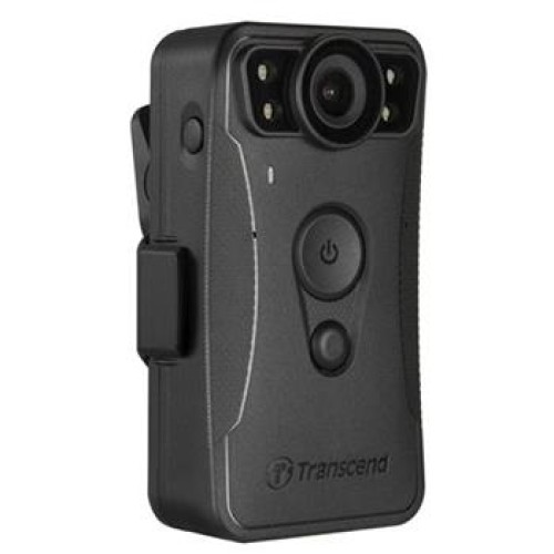Transcend DrivePro Body 30 osobní kamera, Full HD 1080p, infra LED, 64GB paměť, Wi-Fi, Bluetooth, USB 2.0, IP67, černá