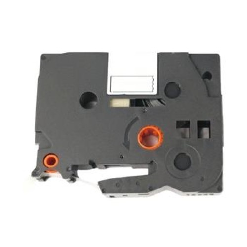 alt. páska Ecodata pre BROTHER TZE-SE5 čierne písmo, biela páska bezpečnostná plombovacia Tape (24mm)