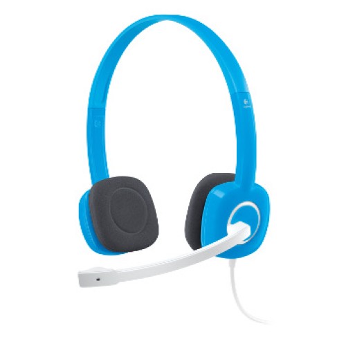 Logitech náhlavní souprava Headset H150 Blueberry, stereo