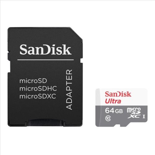 Pamäťová karta Sandisk Ultra microSDXC 64 GB 100 MB/s Class 10 UHS-I, s adaptérom