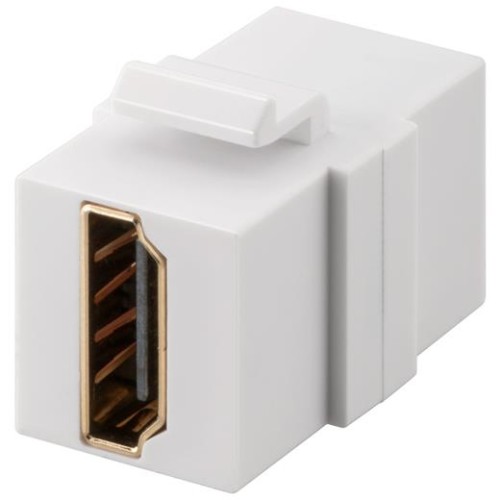 Keystone PremiumCord modul HDMI A - HDMI, Female/Female, biela