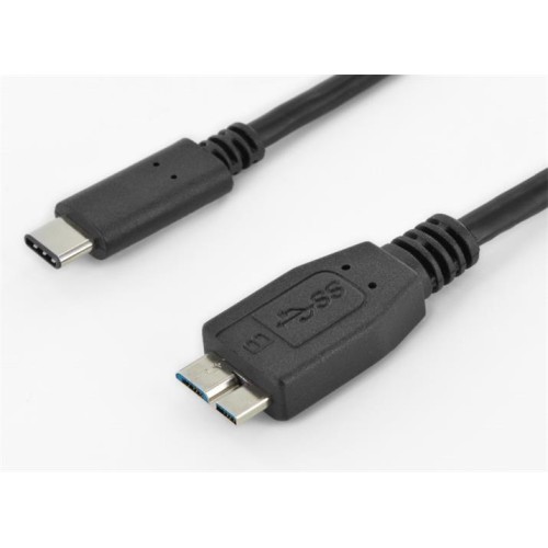 Kábel USB 3.1 konektor C/male - USB 3.0 konektor Micro-B/male ,0,6m
