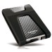 Externý pevný disk ADATA 2TB 2,5" USB 3.1 DashDrive Durable HD650, čierny (gumový, odolný voči nárazom)