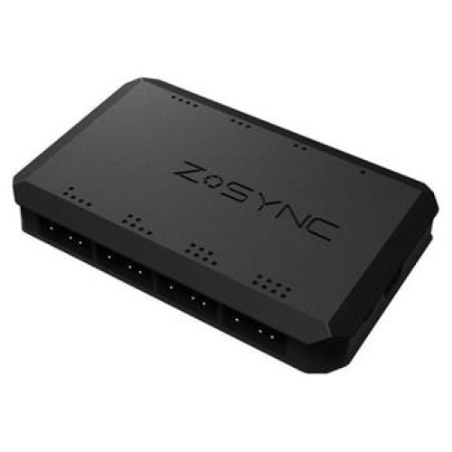 ZALMAN Z-Sync, Řídící panel podsvícení, 8x 3-pin ARGB konektor, USB 2.0, aplikace Z-Sync, kompatibilní s Razer Chroma
