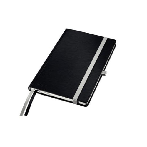 LEITZ Zápisník  STYLE A5, tvrdé desky, linkovaný, saténově černá