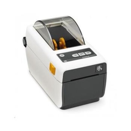 Zebra DT Printer ZD410 Healthcare; 2", 300 dpi, EU and UK Cords, USB, USB Host, BTLE, 802.11ac and Bluetooth 4.0, EZPL