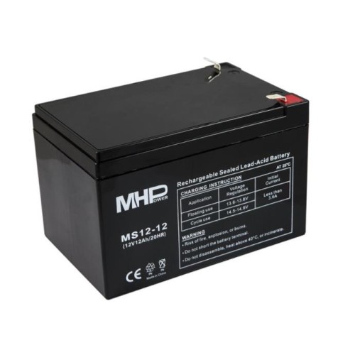 Batéria MHPower MS12-12 VRLA AGM 12V/12Ah náhrada za RBC4