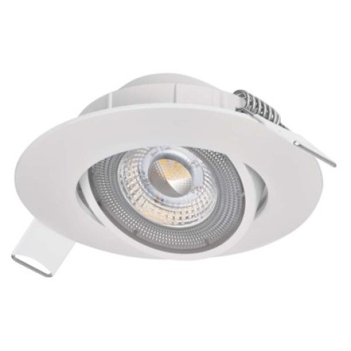LED bodové svietidlo Exclusive biele, kruh 5W neutrálna b.